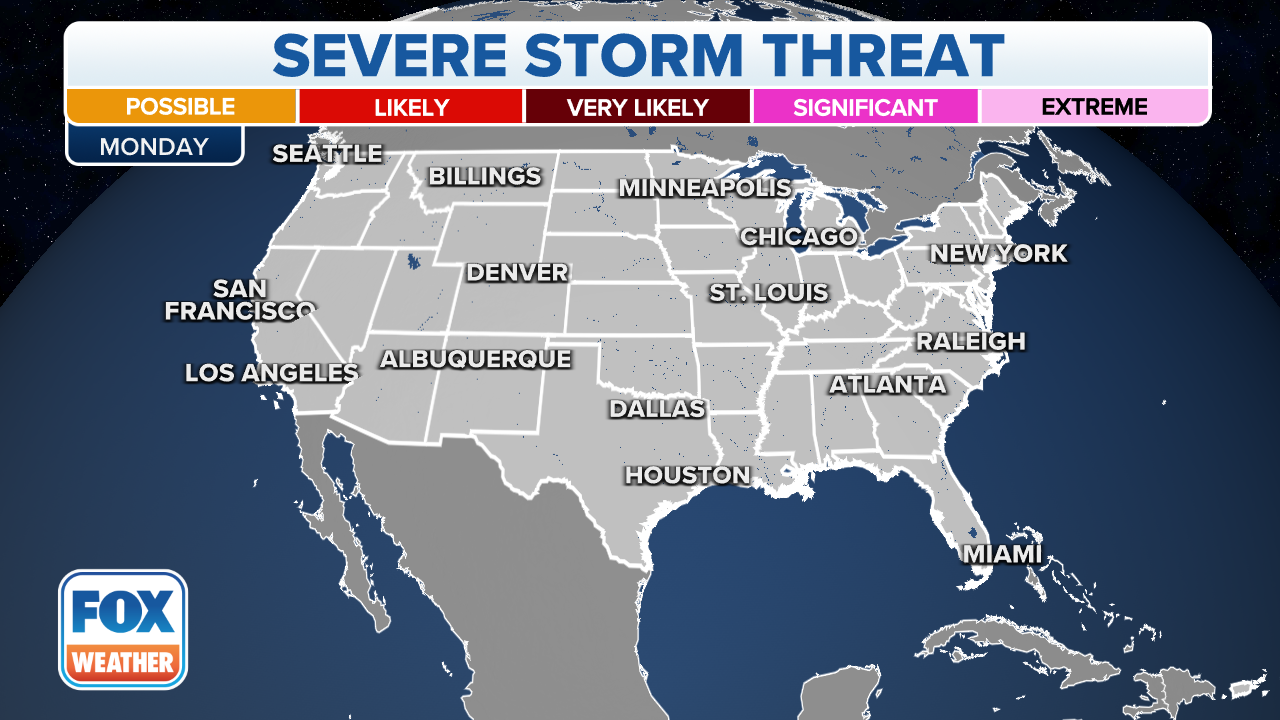 Rare midDecember severe weather outlook issued for South nearly a week